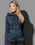 Dames Hoodie Fleece Vesten Borduren